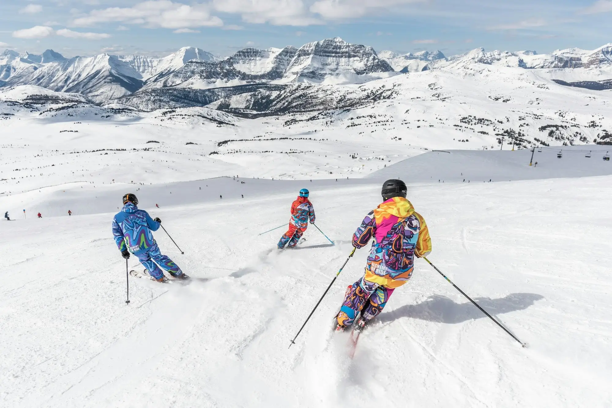 Panorámica del dominio esquiable de Grandvalira desde el Pas de la Casa